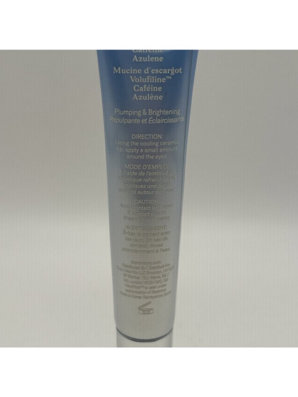 Then I Met You Snail Mucin Eye Cream, Korean 15 ml / 0.51 Ounce New w/o Box - Picture 6 of 10